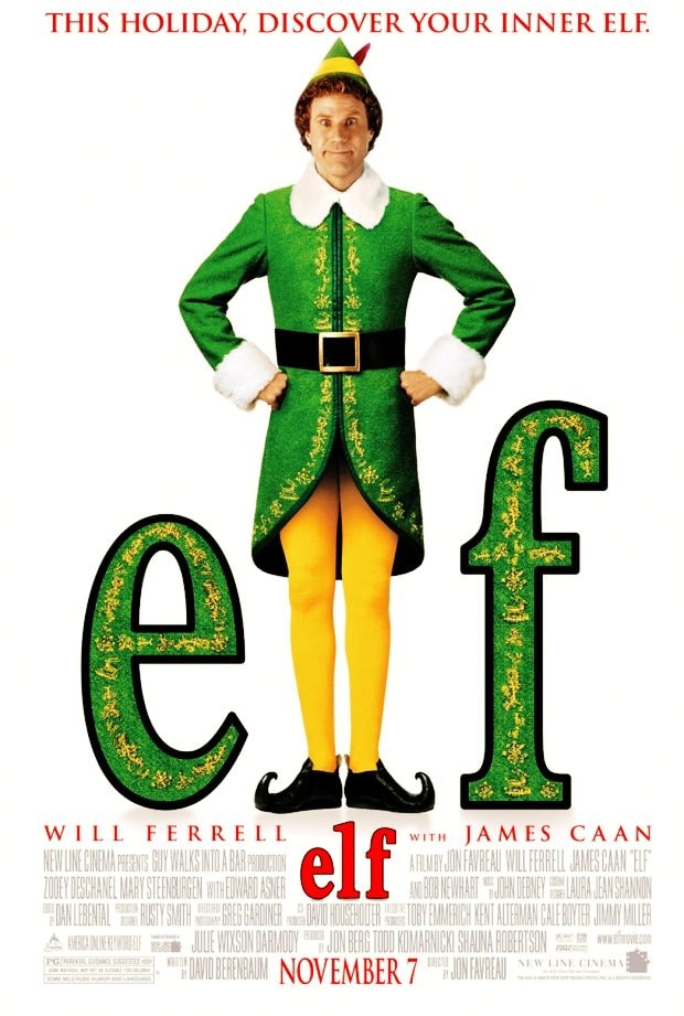 Elizabeth Holmes favorite movie Elf (photo 2 of 2)