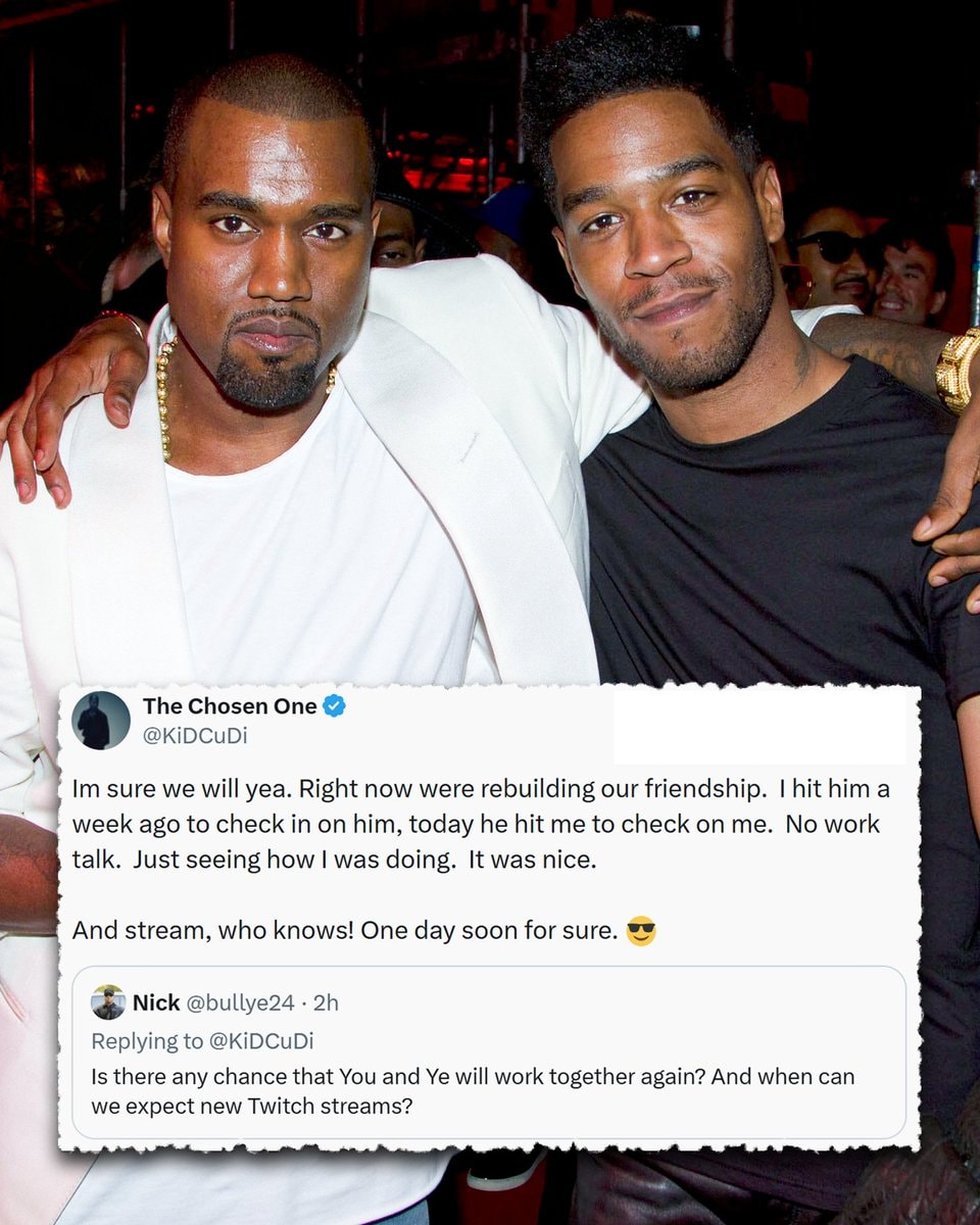 Ye & Kid Cudi friendship update