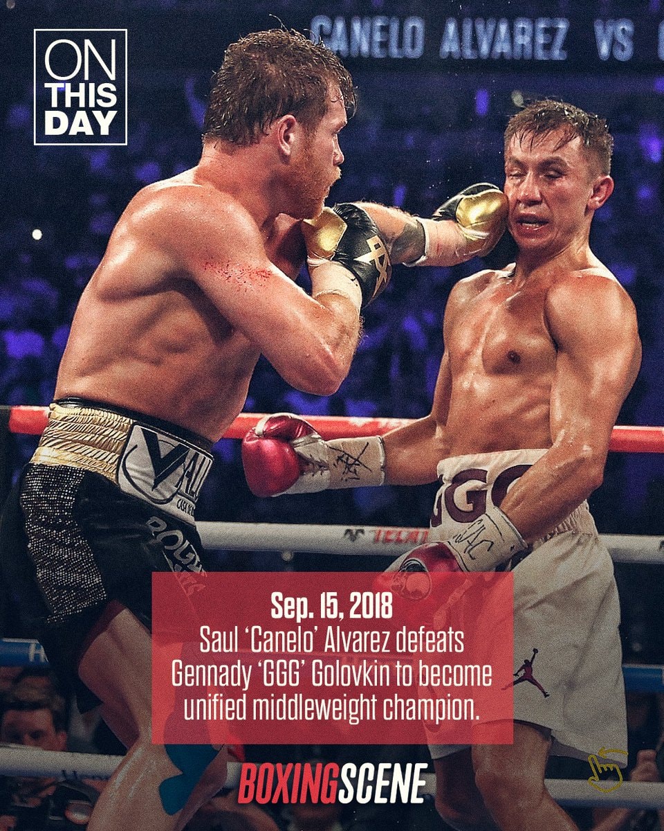 Saul Canelo Alvarez vs Gennady GGG Golovkin 2018