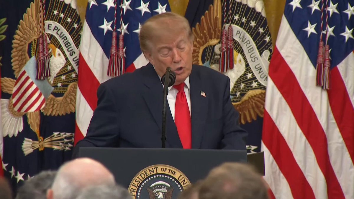 Trump Columbus statue White House Rose Garden