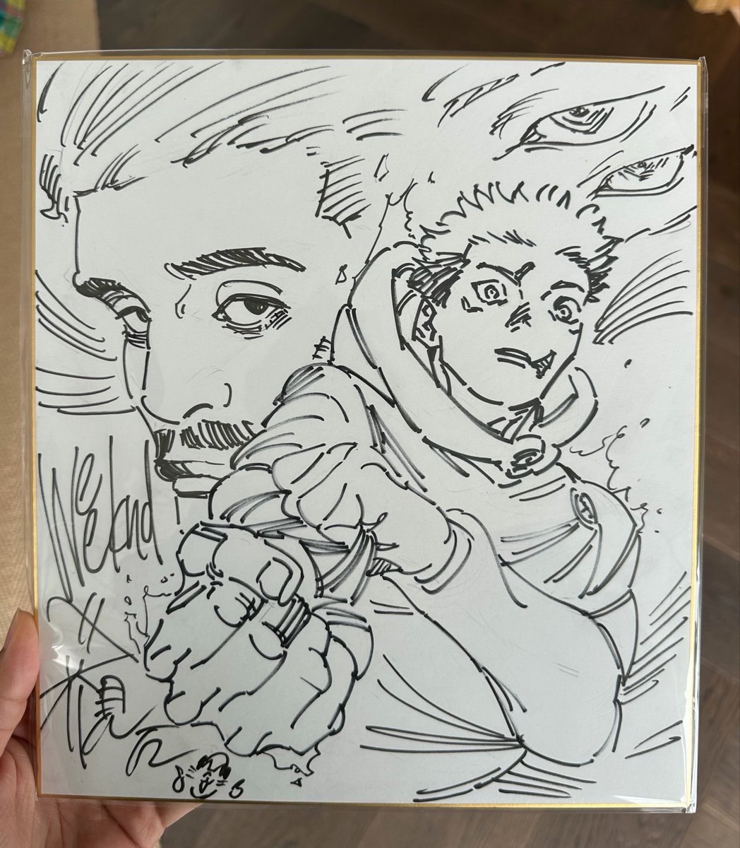 The Weeknd Jujutsu Kaisen illustration from Gege Akutami (photo 2 of 2) The Weeknd Jujutsu Kaisen illustration from Gege Akutami (photo 2 of 2)