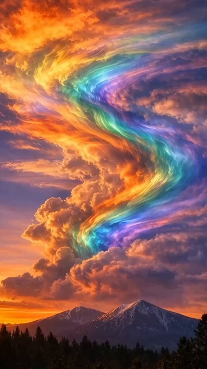 Flagstaff Arizona iridescent clouds ✨