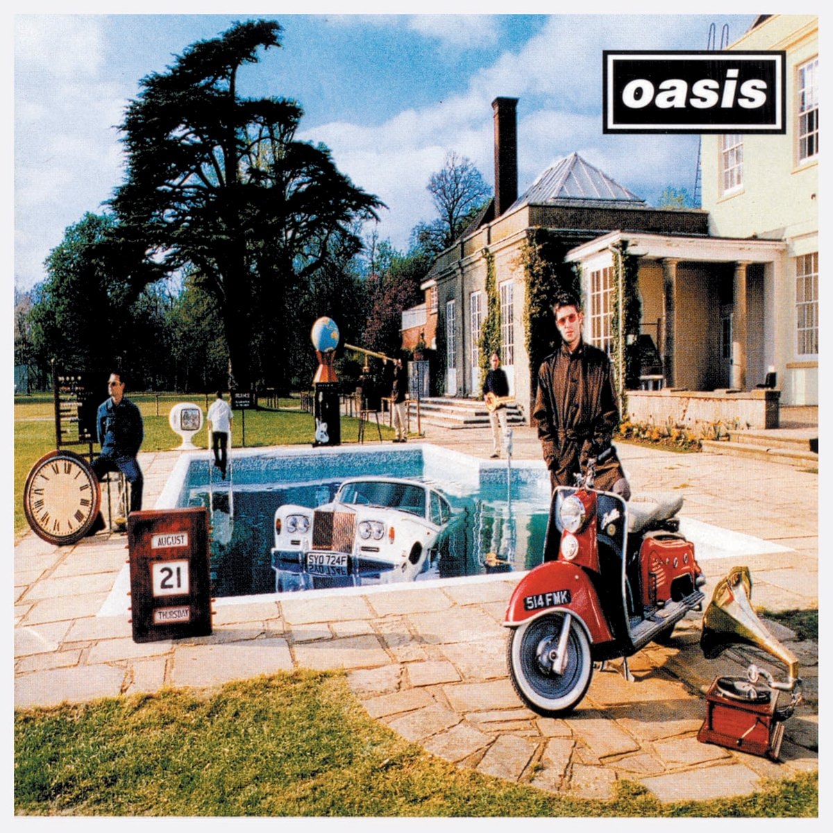 Oasis Be Here Now album art