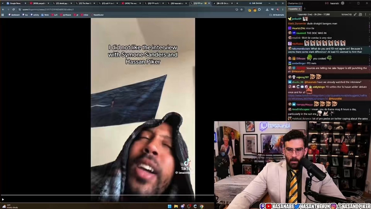 Hasan Piker Axios interview reaction