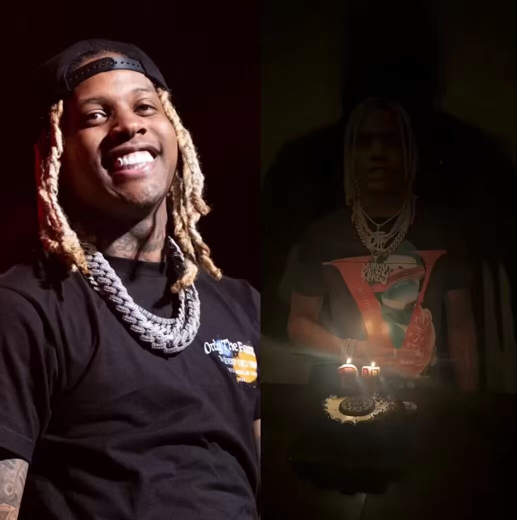 Lil Durk fan celebration cutout