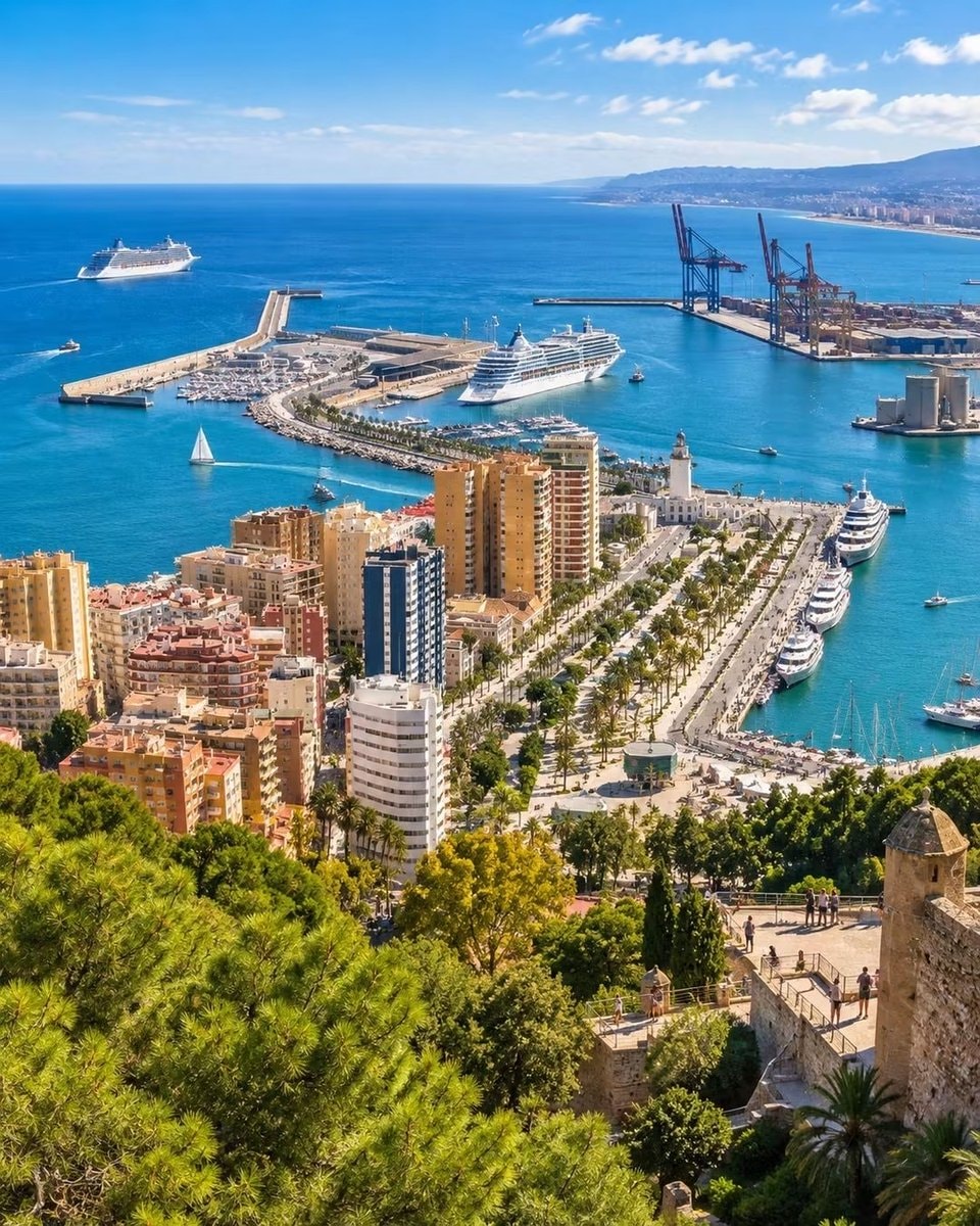Port of Málaga Spain