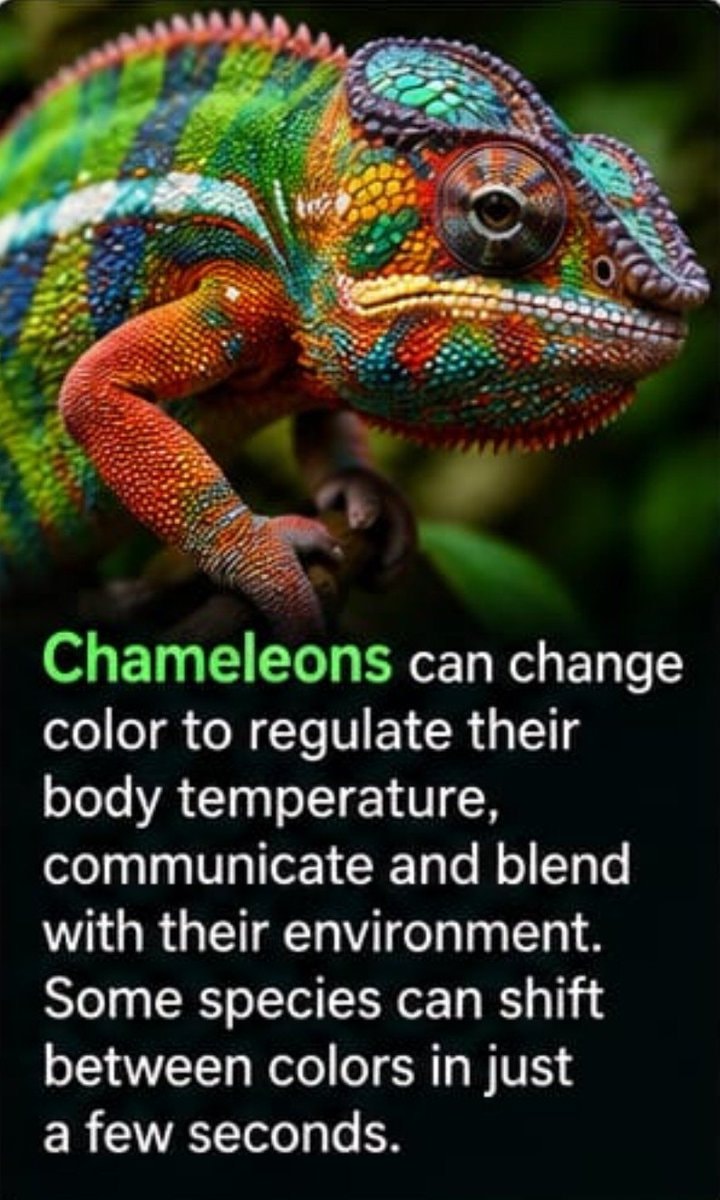 Chameleon biological adaptation