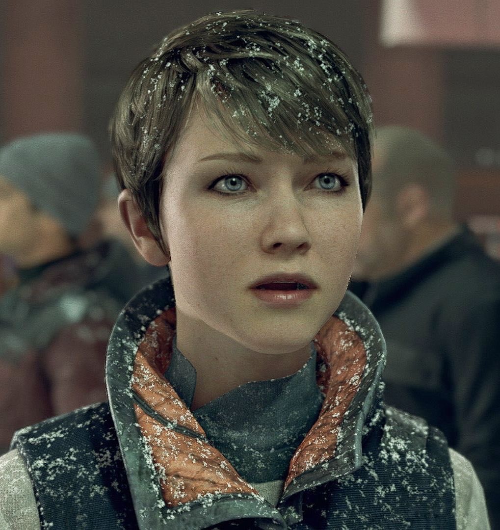 Valorie Curry with Detroit Become Human character Kara (photo 2 of 2)
