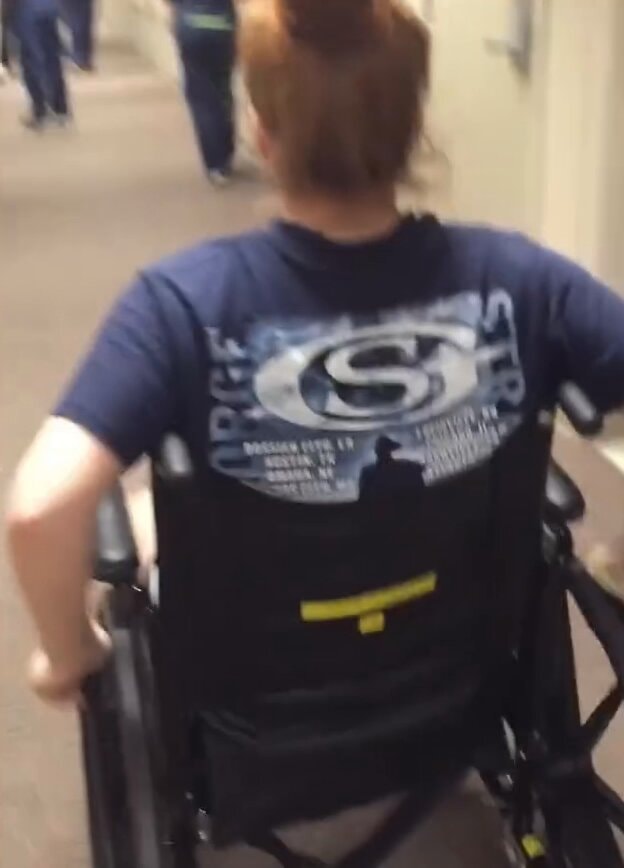 Formerly paralyzed girl surprises nurse