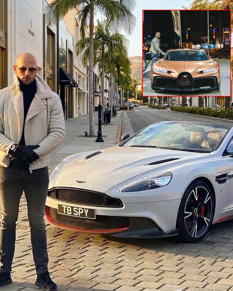 Andrew Tate rented luxury cars