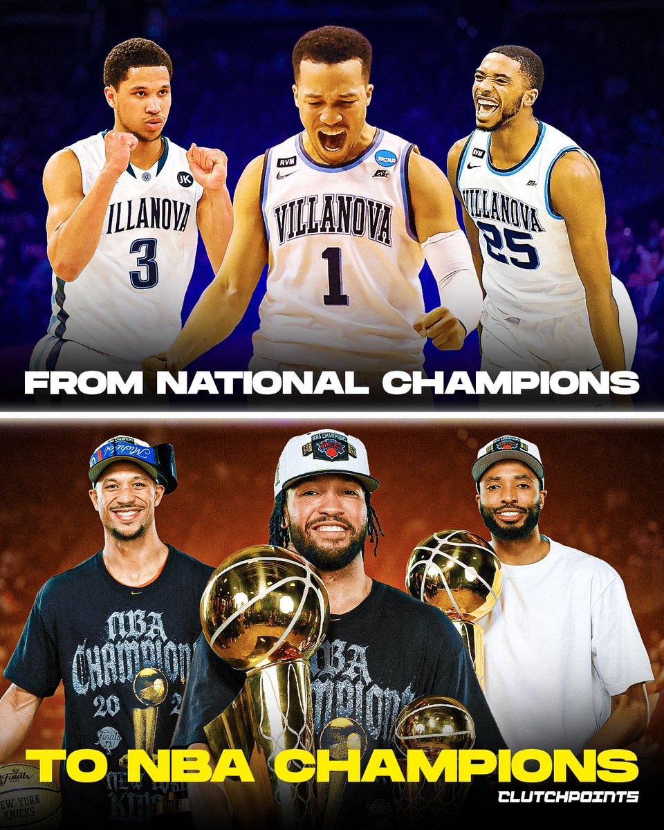 Brunson, Bridges, Hart college to NBA champs