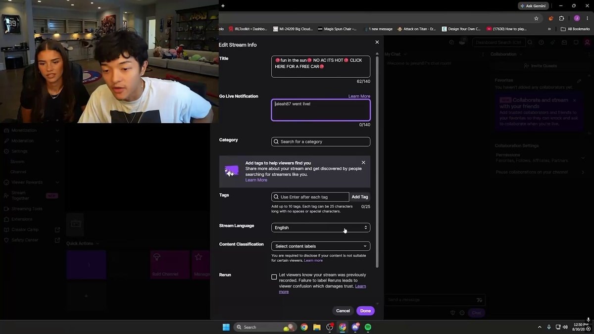 JasonTheWeen Leah Halton Twitch challenge JasonTheWeen Leah Halton Twitch challenge