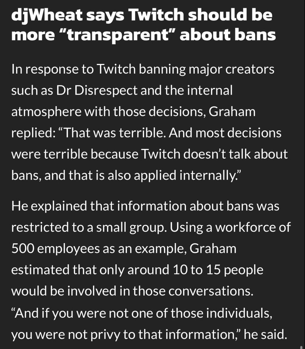 djWheat on Twitch ban transparency