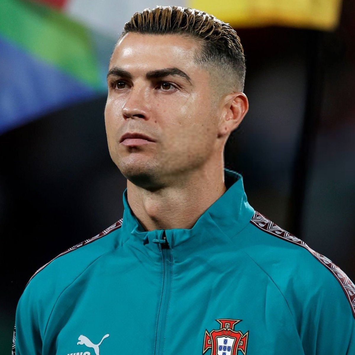 Cristiano Ronaldo serious expression