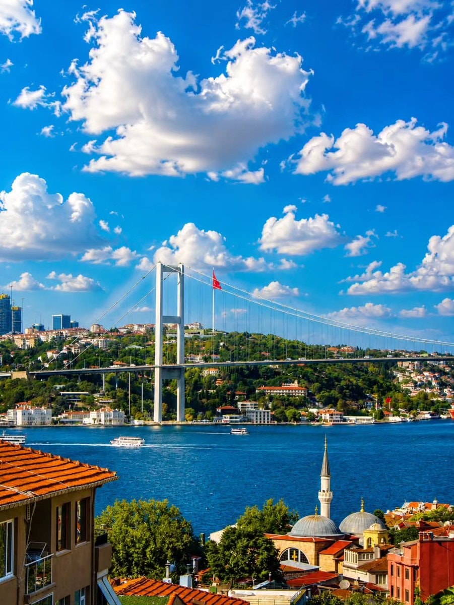 Istanbul Turkey bridge view