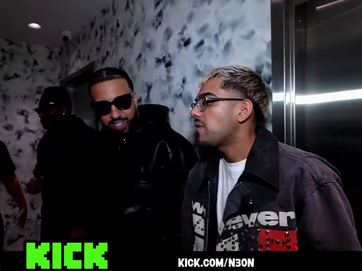 French Montana reacts to N3ON Fashion Week outfit