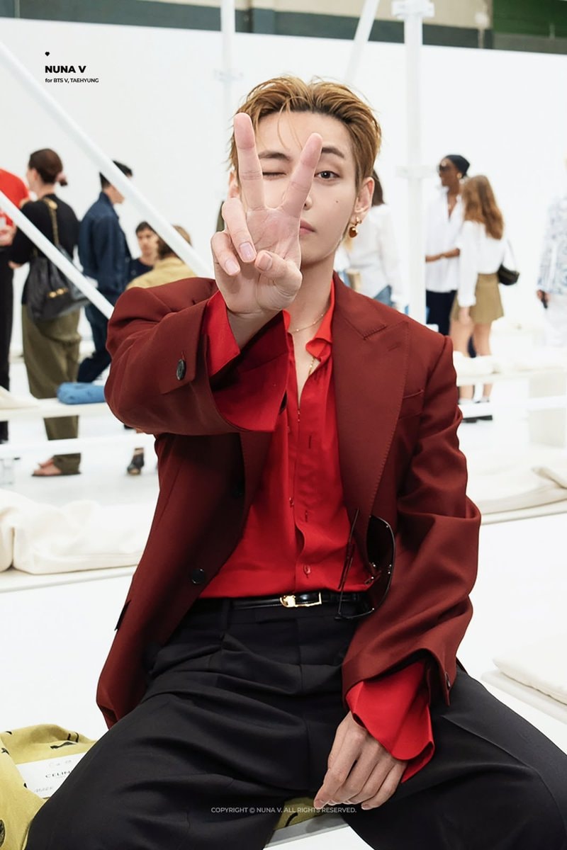 V at Celine show Vogue France phenomenon (photo 2 of 2)