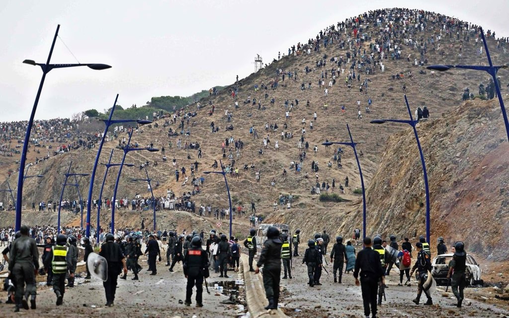 Ceuta police warning on migrant crimes