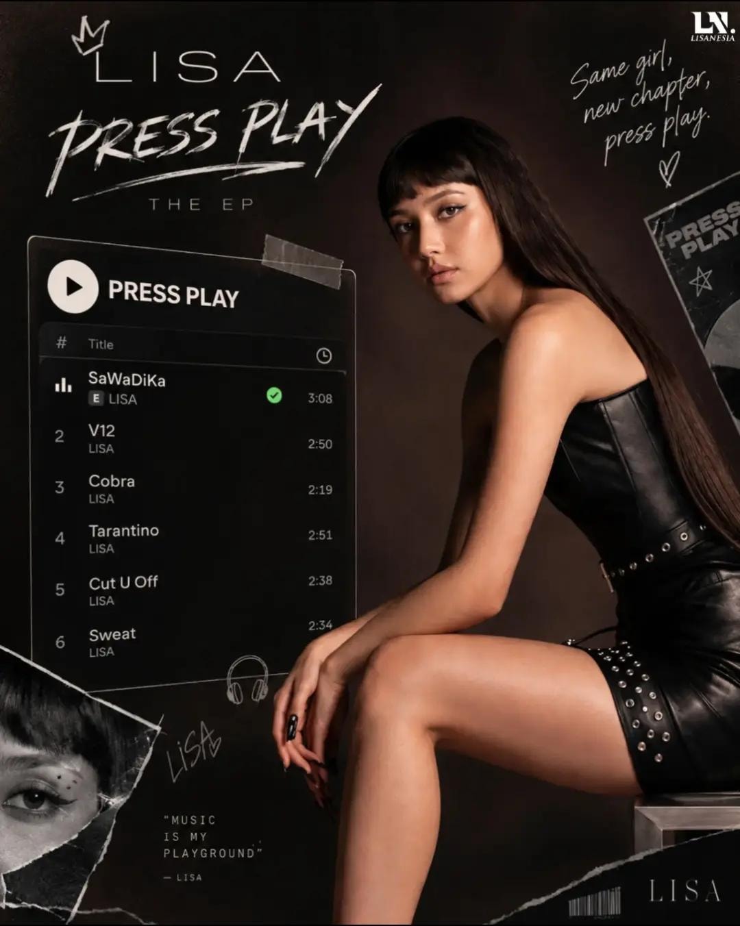 Lisa new EP tracklist