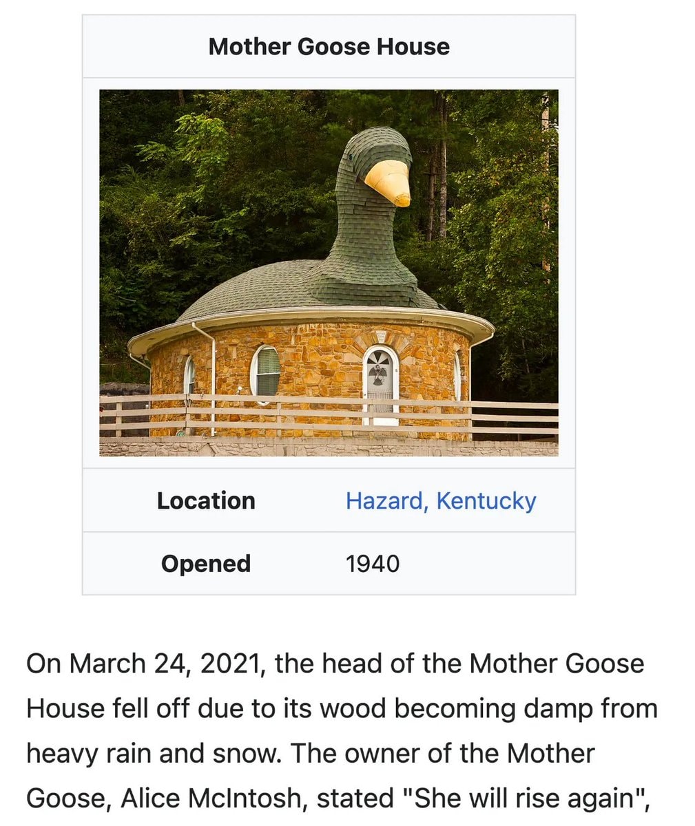Mother Goose House Hazard Kentucky