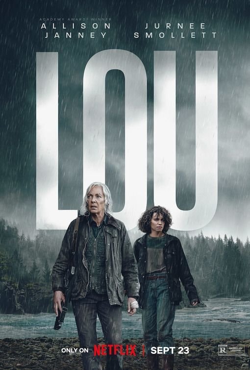 Allison Janney and Jurnee Smollett in rain