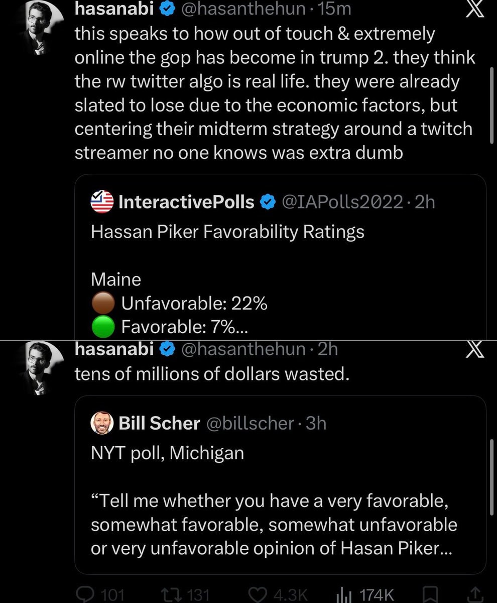 Hasan reacts to NYT Siena polling