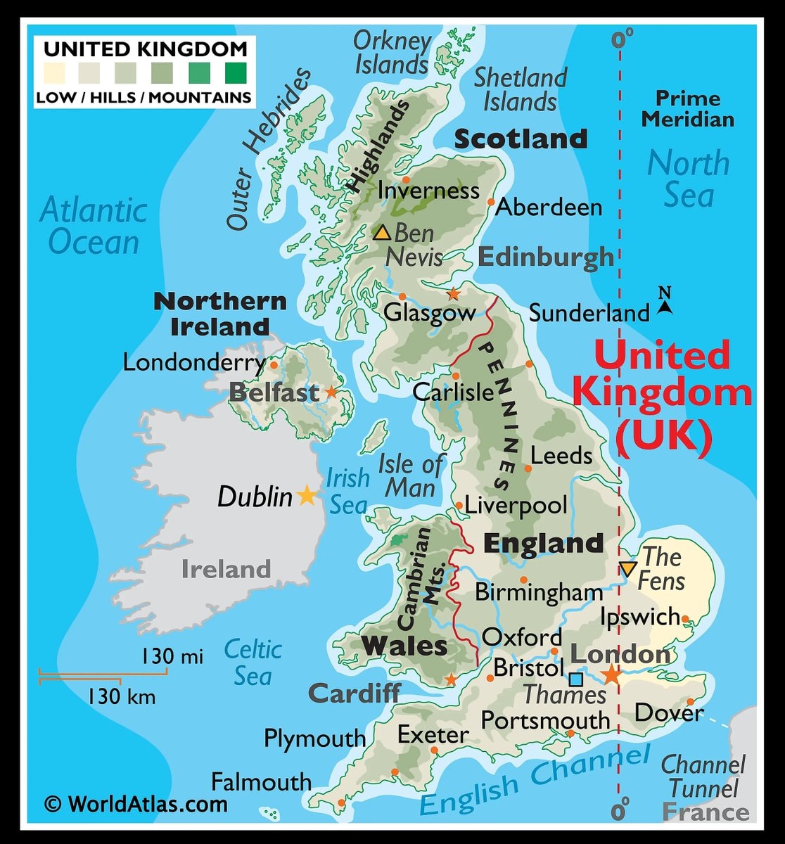 United Kingdom Maps & Facts