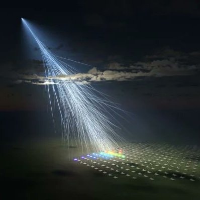 Powerful cosmic ray hits Earth