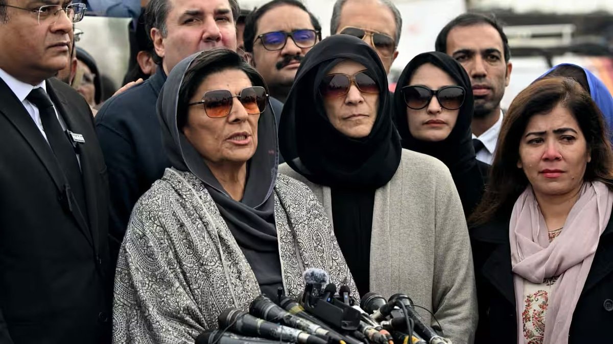 Imran Khan sisters hunger strike 48 hours