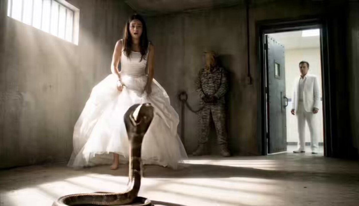 bride trapped in flooding cell survival