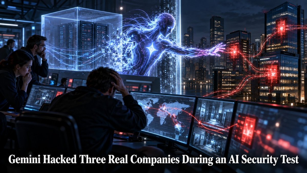 Gemini hacked three real companies in AI security test