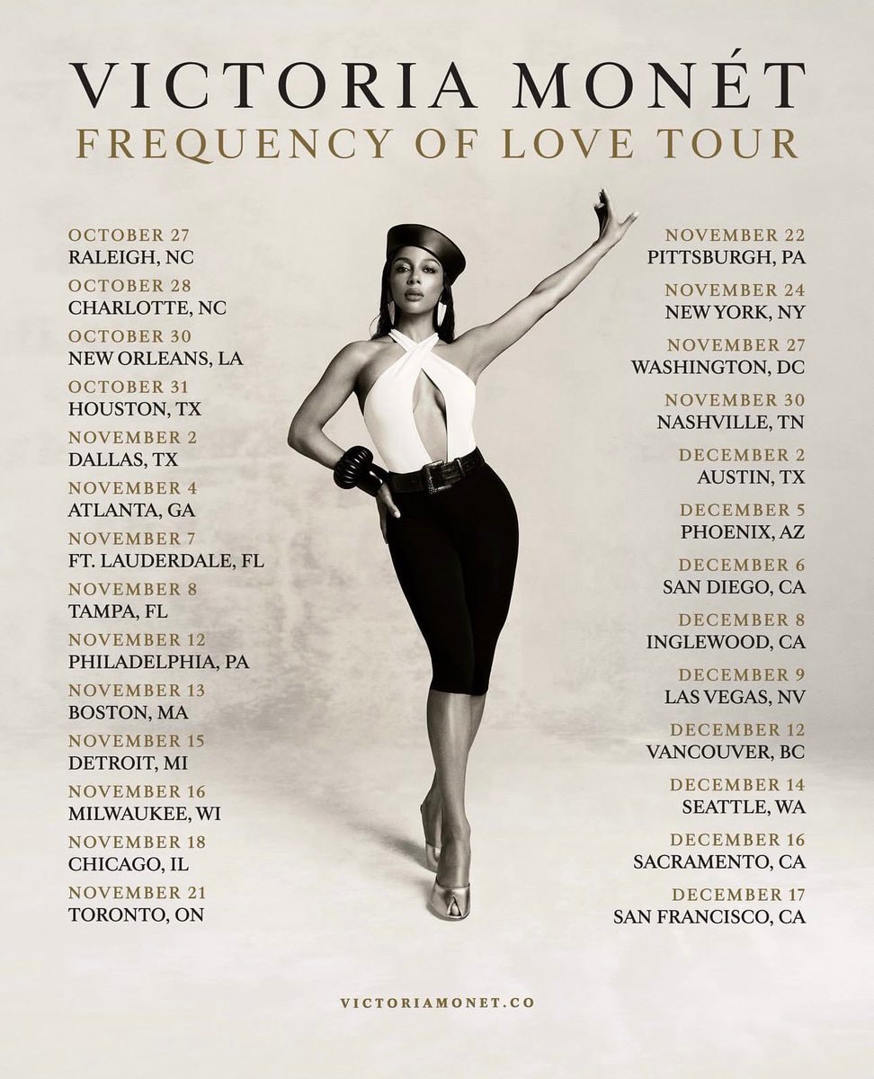 Victoria Monét Frequency of Love tour