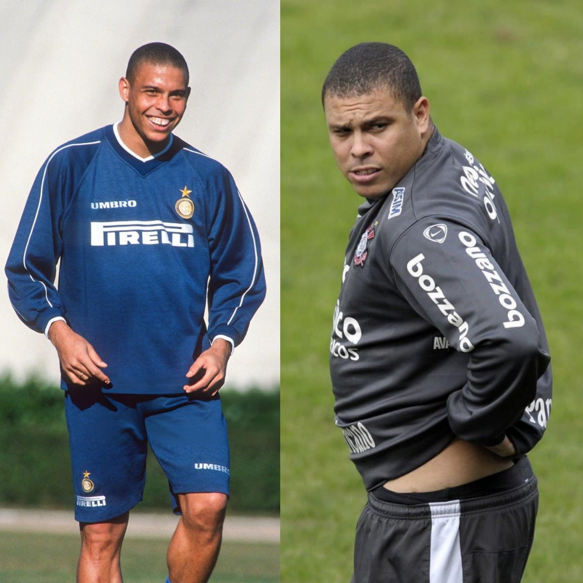 Ronaldo Nazario Inter Milan Bozzano comparison Ronaldo Nazario Inter Milan Bozzano comparison