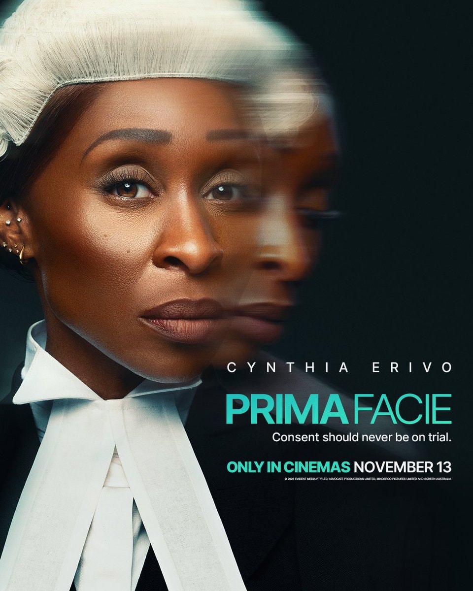 Cynthia Erivo PRIMA FACIE poster
