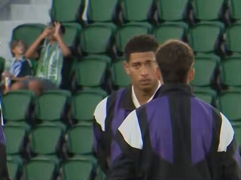 Jude Bellingham reaction moment Jude Bellingham reaction moment