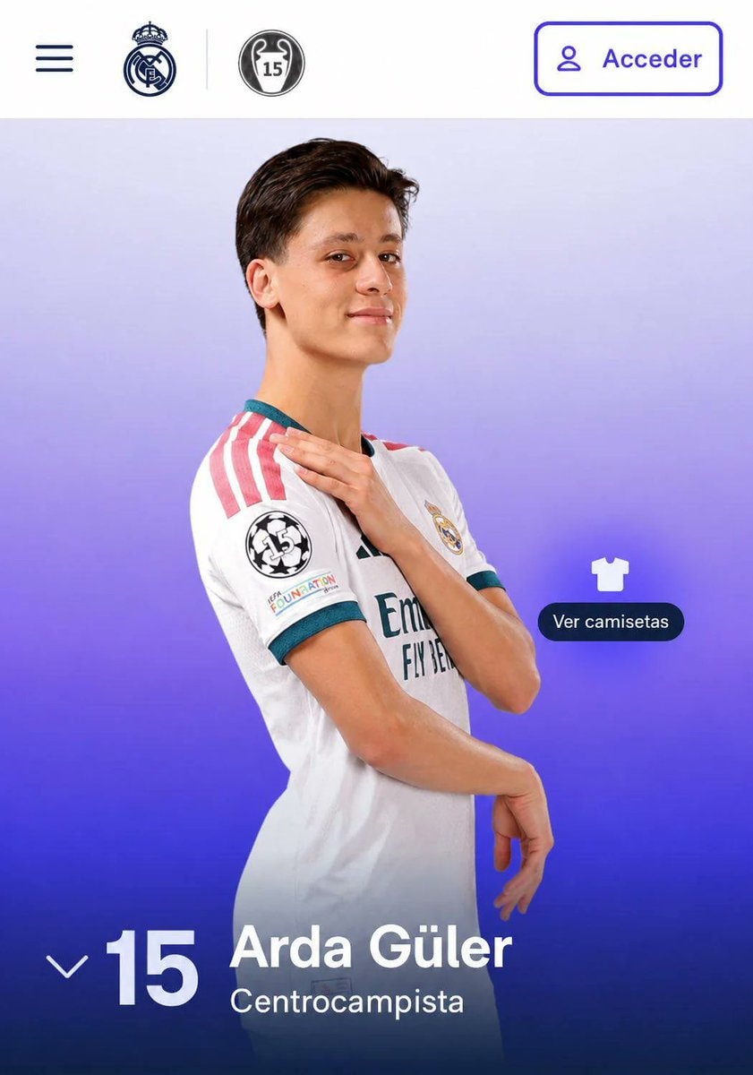 Arda Güler Real Madrid 26-27 photoshoot