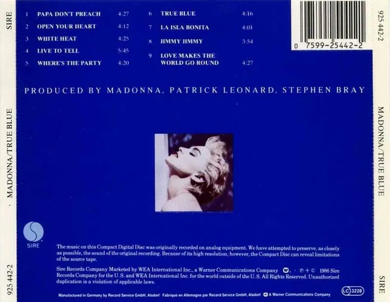 Madonna True Blue 40th anniversary (photo 2 of 2)