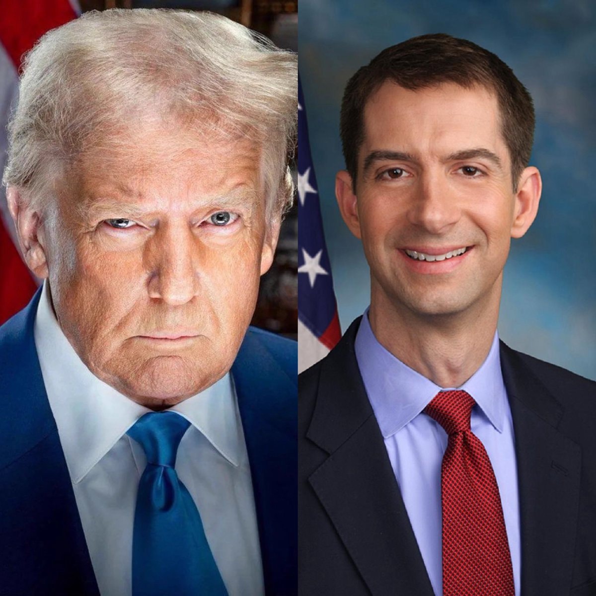 Donald Trump shares Tom Cotton number