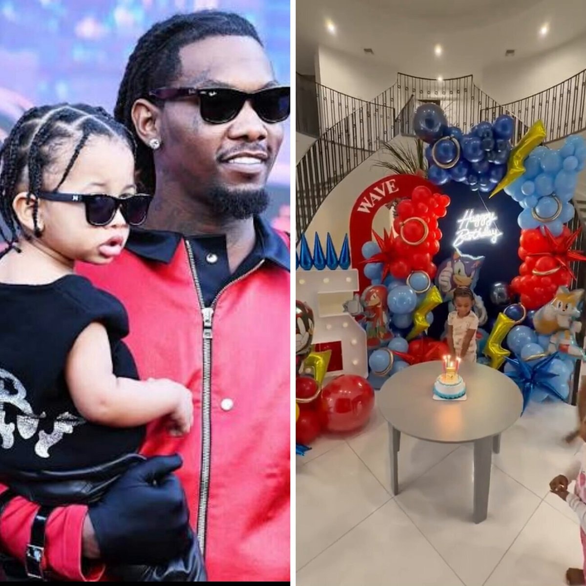 Offset attends Wave's 5th birthday