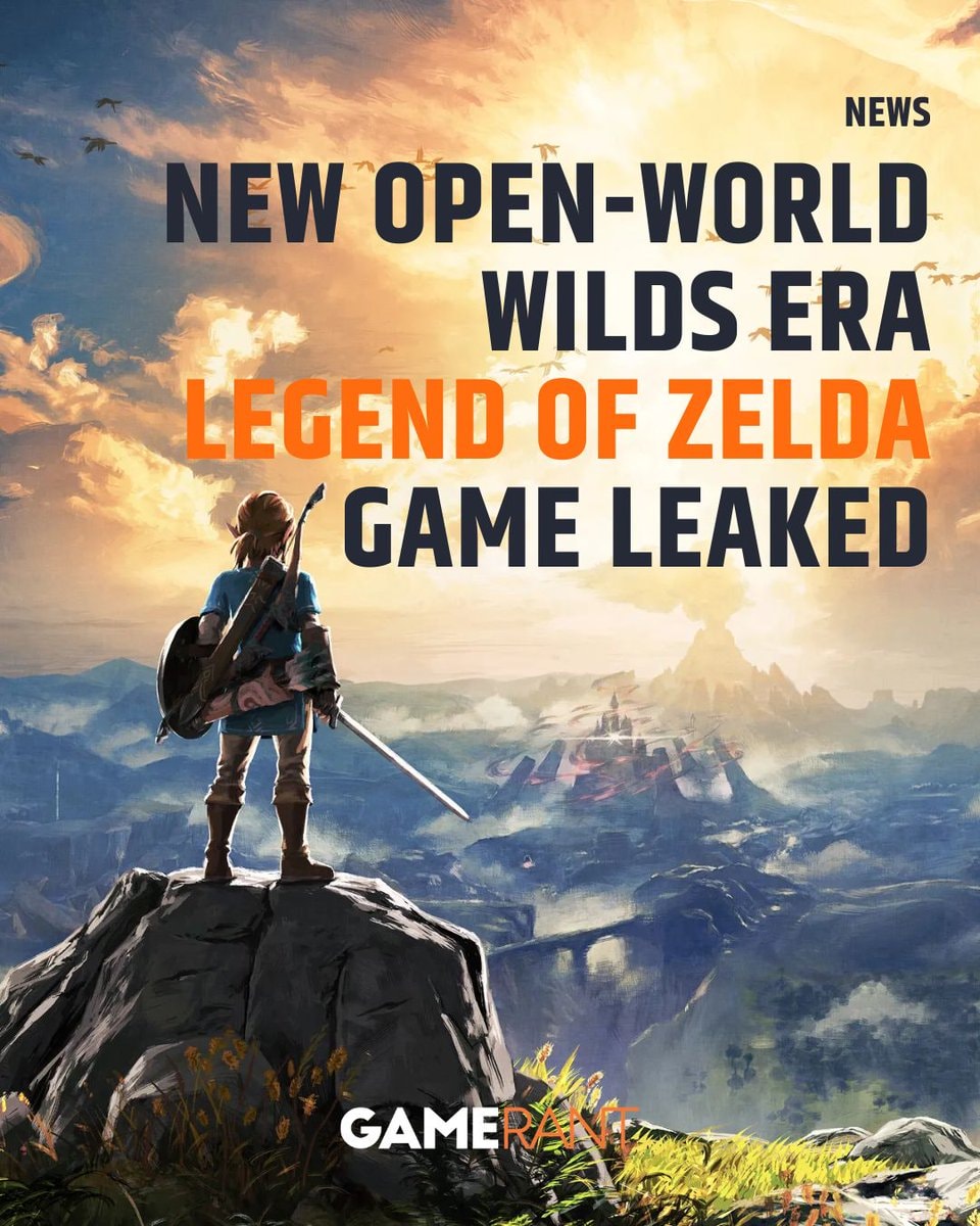 Zelda new open-world game leak