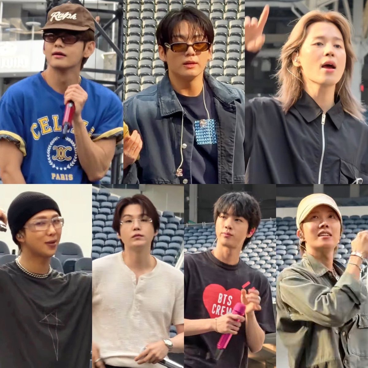BTS soundcheck Los Angeles Day 1