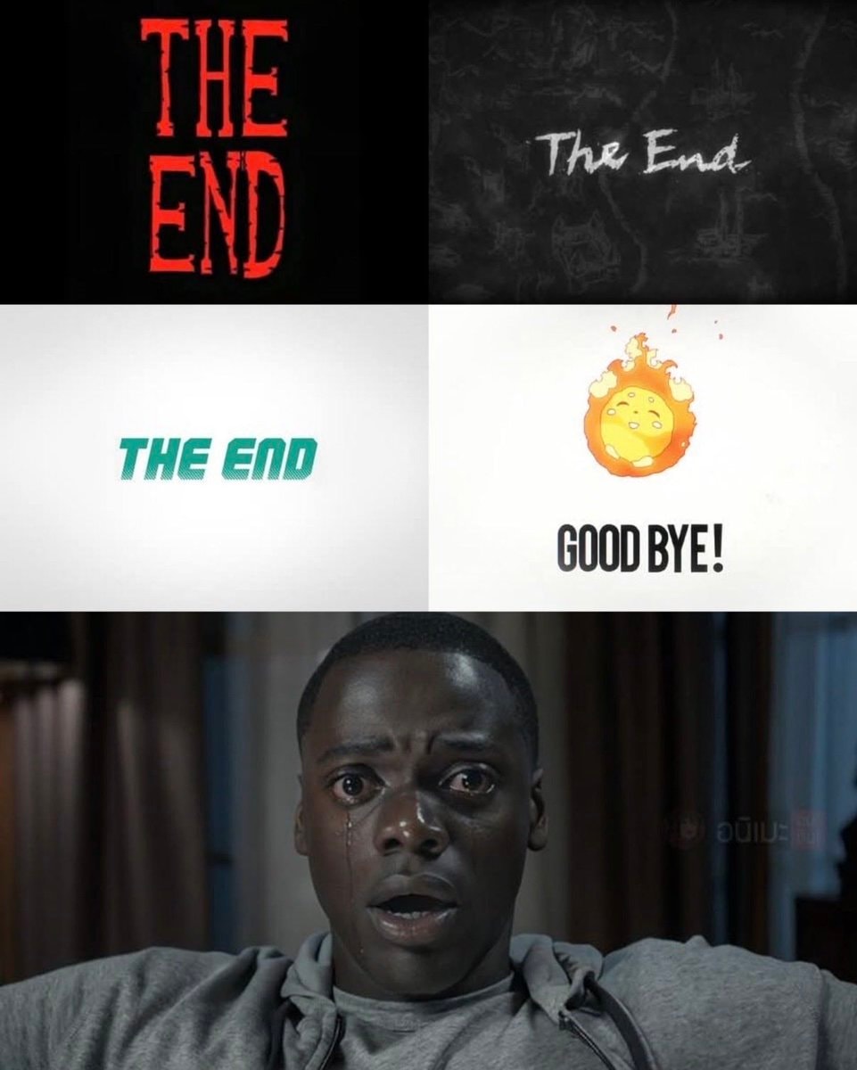 four end screens reaction meme