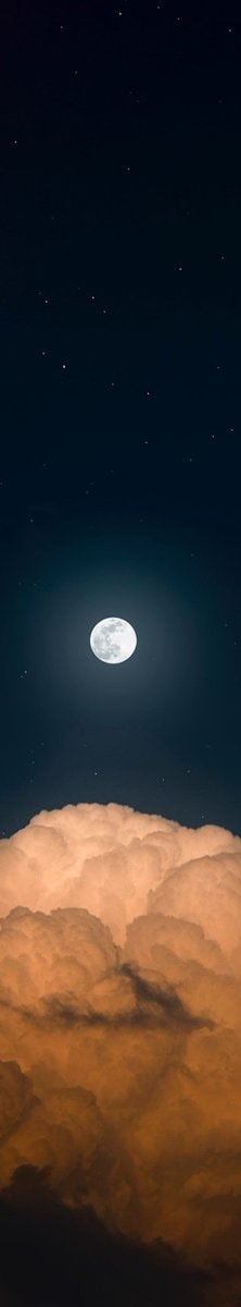 crescent moon in dark blue sky (photo 4 of 4)