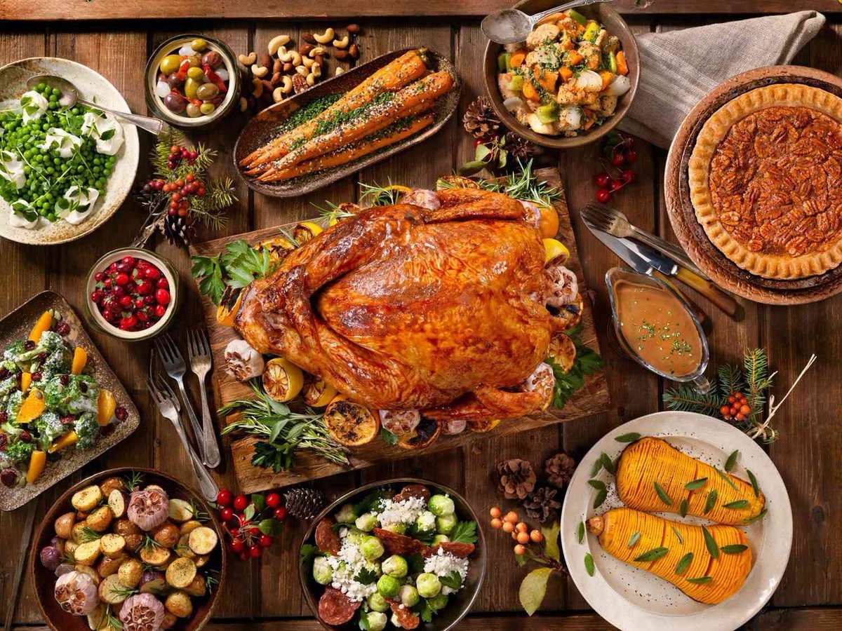 Canadian Thanksgiving feast