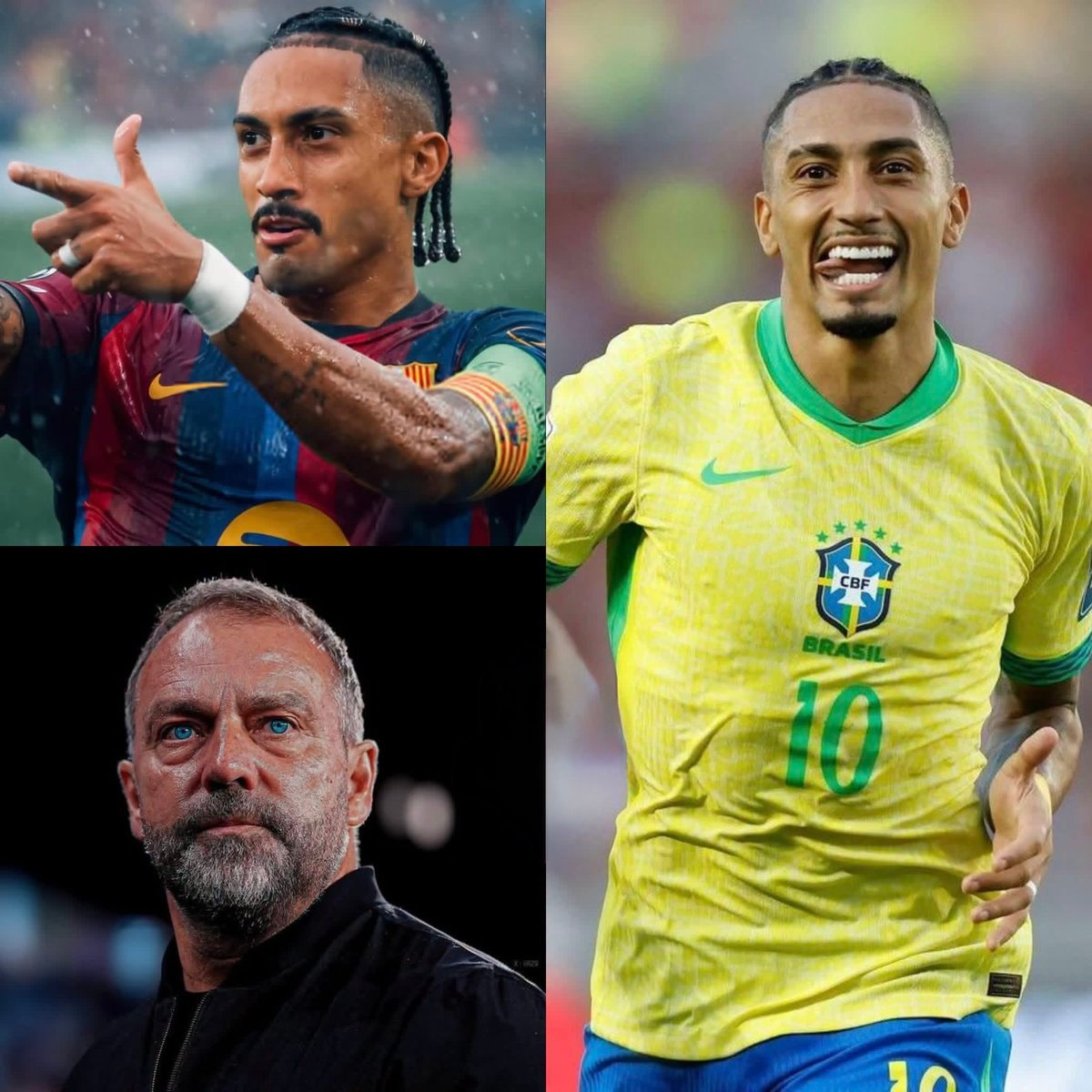 Raphinha as Brazil's number nine under Ancelotti