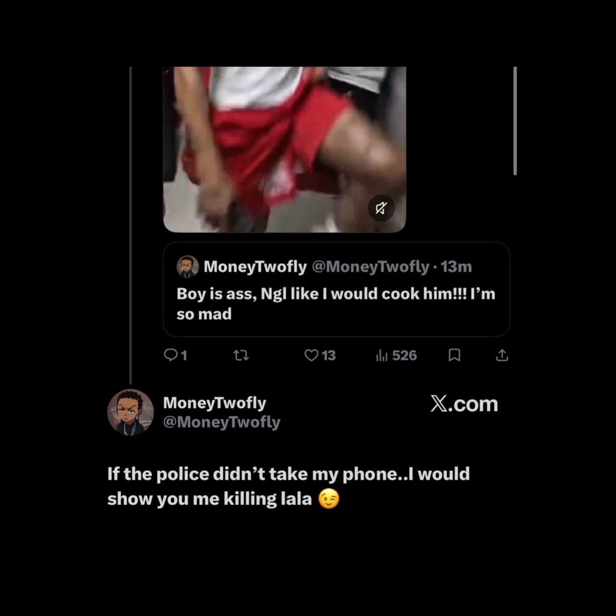 Tank Davis deletes Lala Baptiste post (photo 2 of 2)