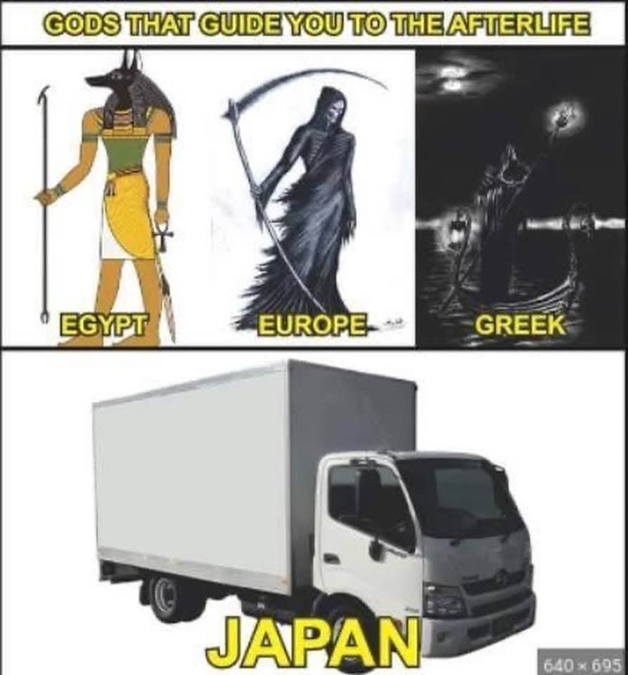 Japan afterlife meme