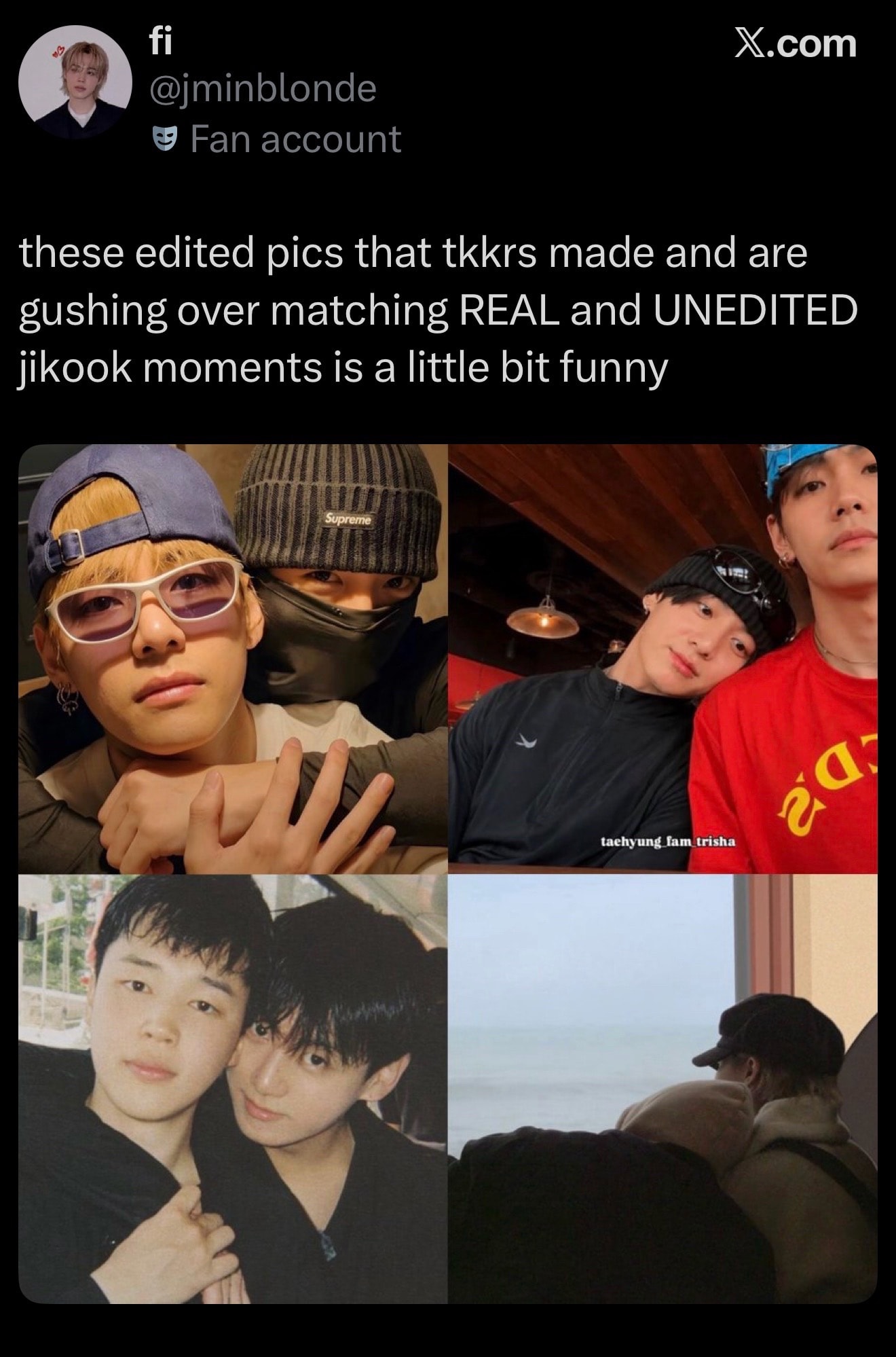 two young men romantic collage