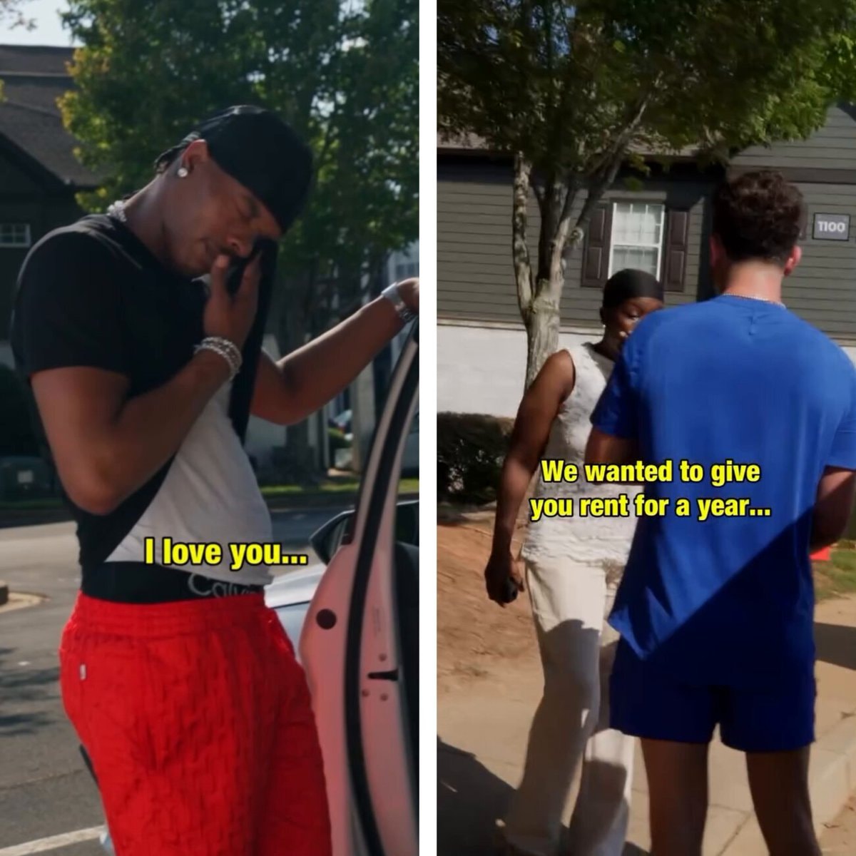 Lil Baby surprises woman with car and rent