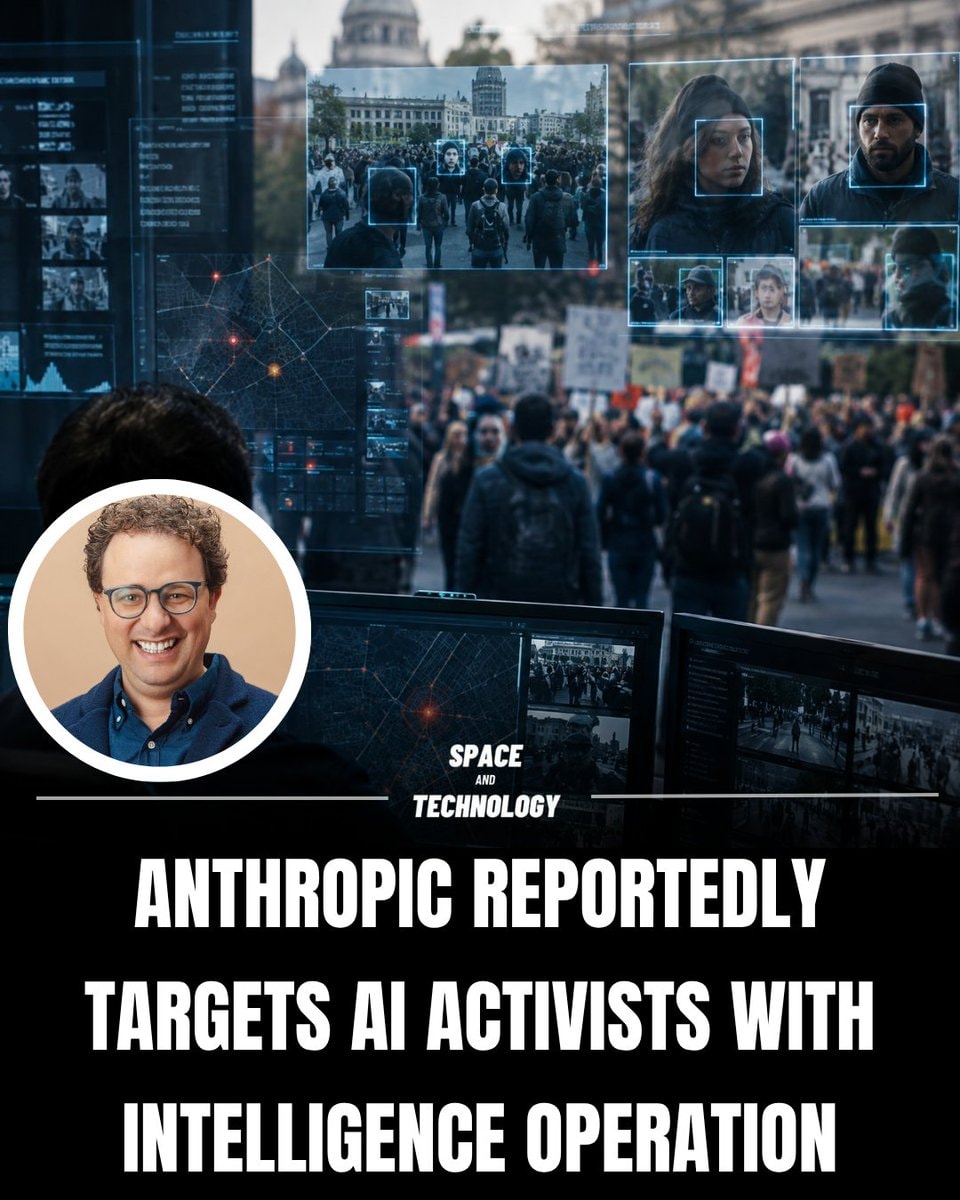 Anthropic intelligence operation targeting AI activists